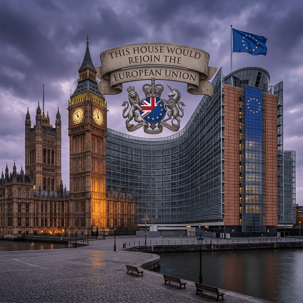 Opposition to motion to rejoin EU